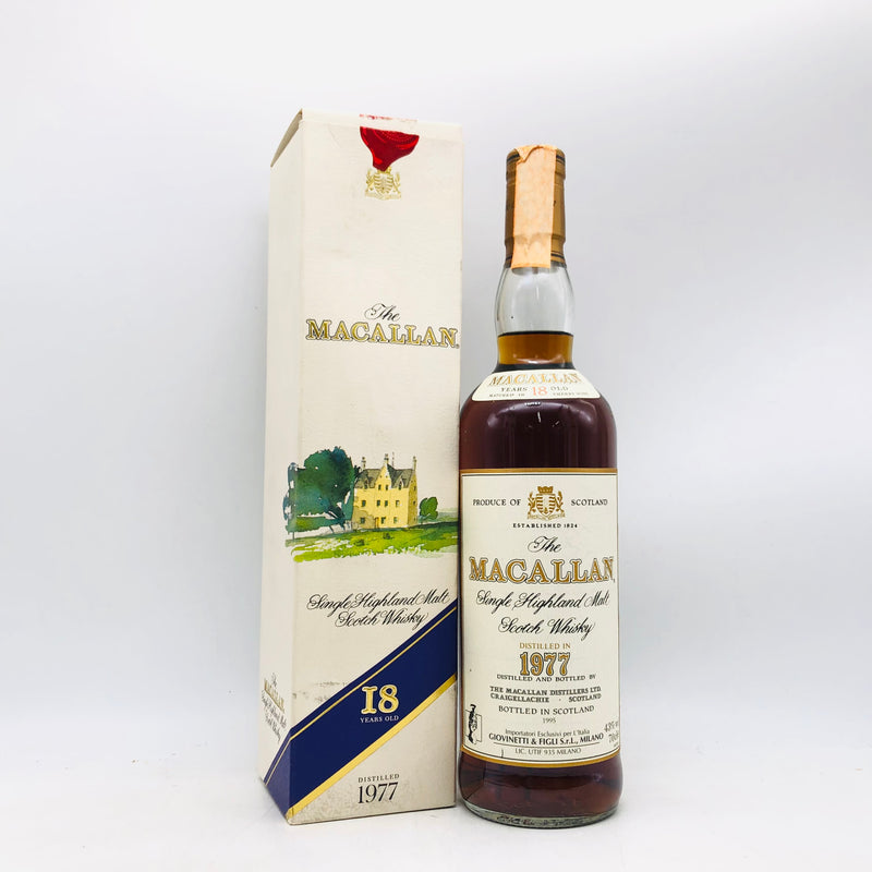 マッカラン 18年 1977 700ml。時代が育てた、伝説のオールド・マッカラン