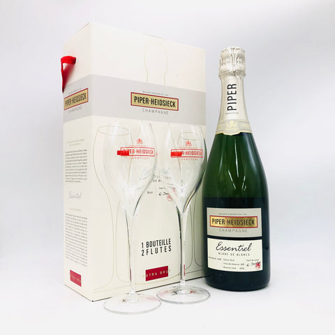 エッセンシエル ブラン ド ブラン NV パイパー エドシック 750ml 12% グラスセット