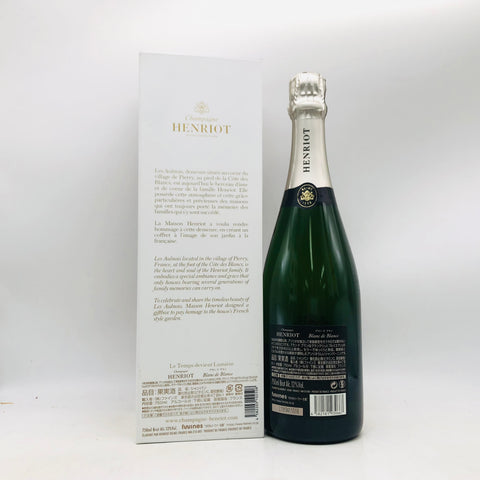 アンリオ ブランドブラン 750ml。シャルドネの気品が際立つ、知性派シャンパーニュ  