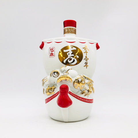 SUNTORY（サントリー）ローヤル12年 干支ボトル 巳歳 2001 箱あり