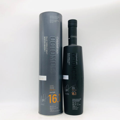 オクトモア 16.1 スコティッシュバーレイ 700ml。暴力的ピート、驚異の透明感