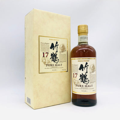 NIKKA 竹鶴17年ピュアモルト ベビーボトル 180ml – お酒の通販なら