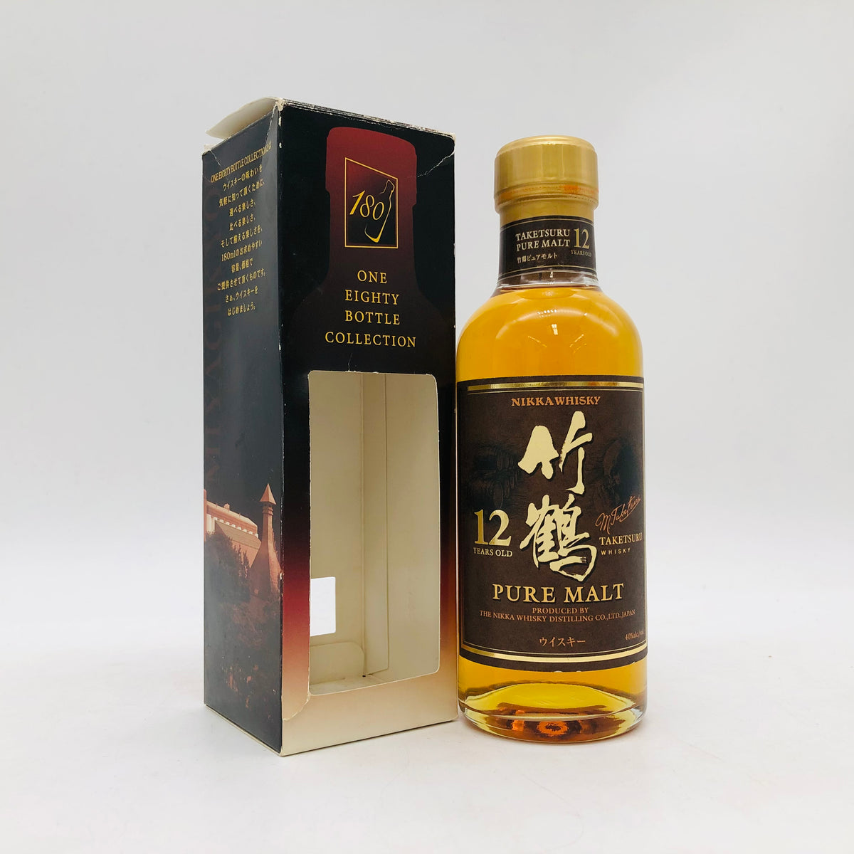 ニッカ 竹鶴12年 ピュアモルト ベビーボトル 180ml｜リンクサス酒販
