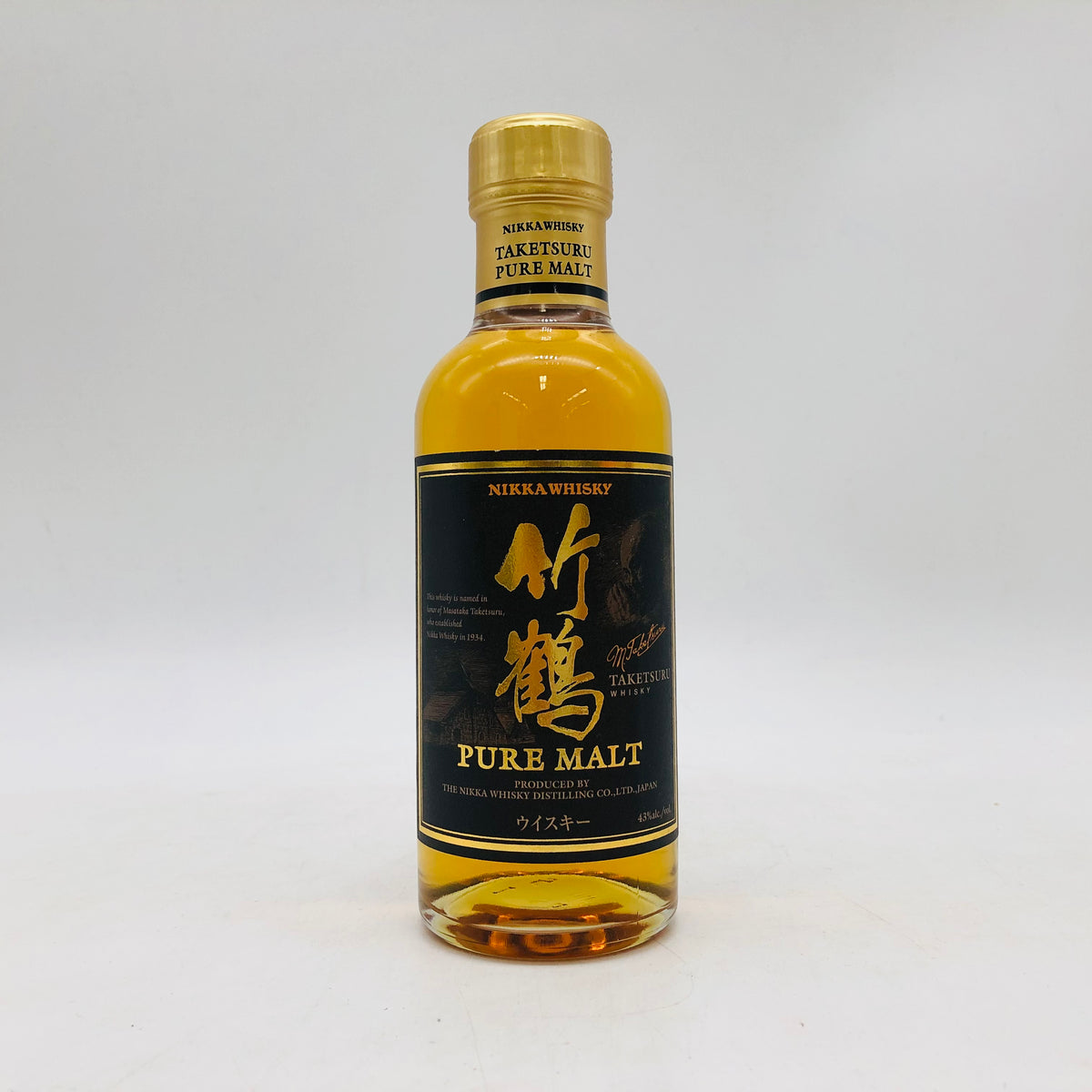 NIKKA 竹鶴黒ラベル ピュアモルト ベビーボトル 180ml – 高級酒・希少