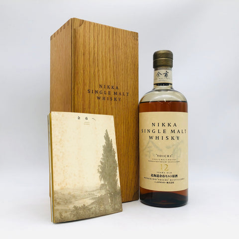 NIKKA シングルモルト 余市12年 北海道余市モルト原酒 750ml 43% 木箱 (冊子あり)