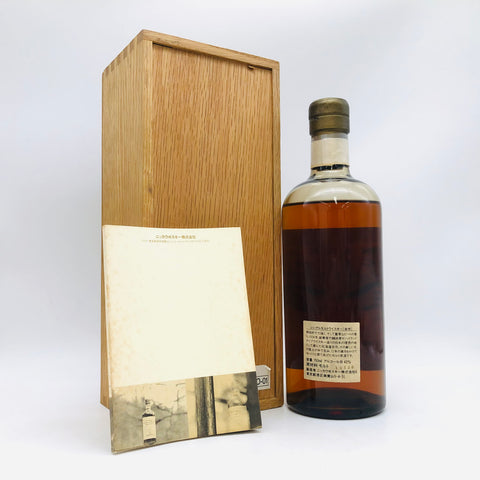NIKKA シングルモルト 余市12年 北海道余市モルト原酒 750ml 43% 木箱 (冊子あり)