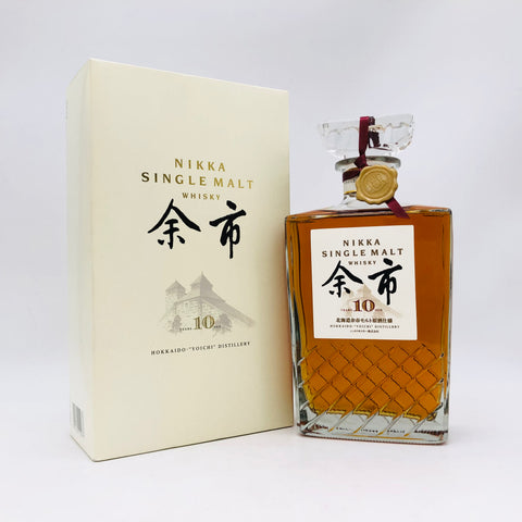 NIKKA シングルモルト 余市10年 北海道余市モルト原酒仕様 700ml 43% 箱あり