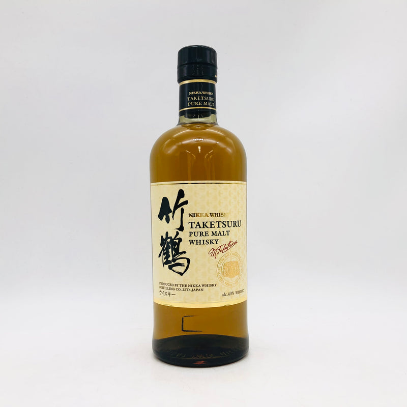 NIKKA ニッカ 竹鶴ピュアモルト (白ラベル) ウイスキー 700ml – 高級酒