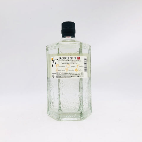 サントリー ジャパニーズクラフトジン ROKU 六 700ml お酒 700ml 47%。四季が香る、日本の心を一瓶に