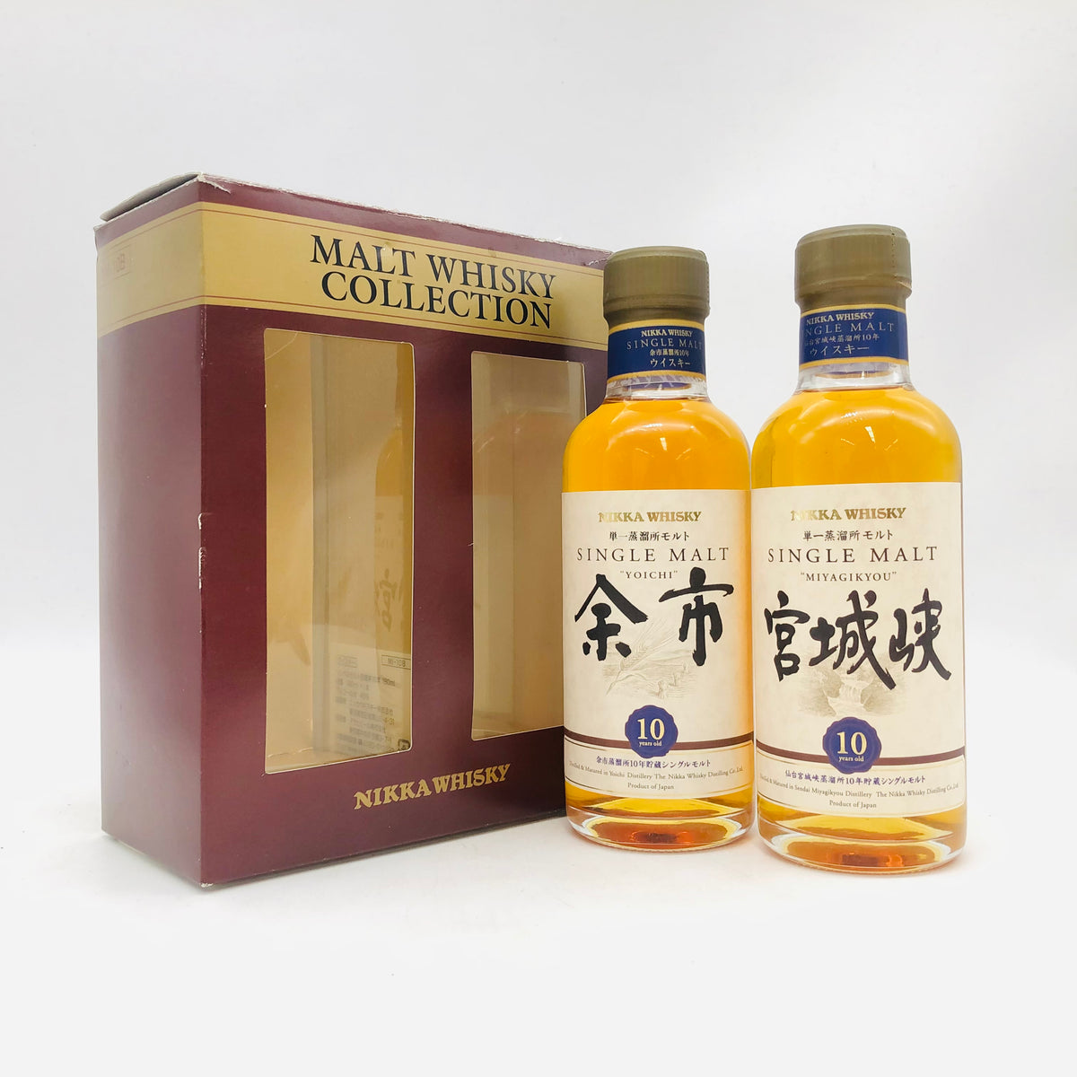 ニッカ 余市&宮城峡 10年 ベビーボトル2本セット|リンクサス酒販 ニッカ 余市&宮城峡 10年 ベビーボトル2本セット|リンクサス酒販