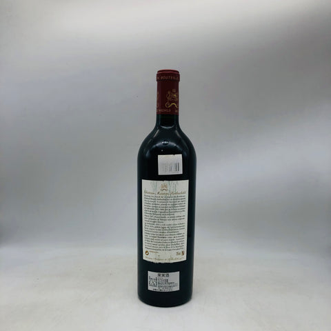 シャトームートン ロートシルト 2002 750ml。圧倒的な存在感を放つ、ボルドーの芸術品