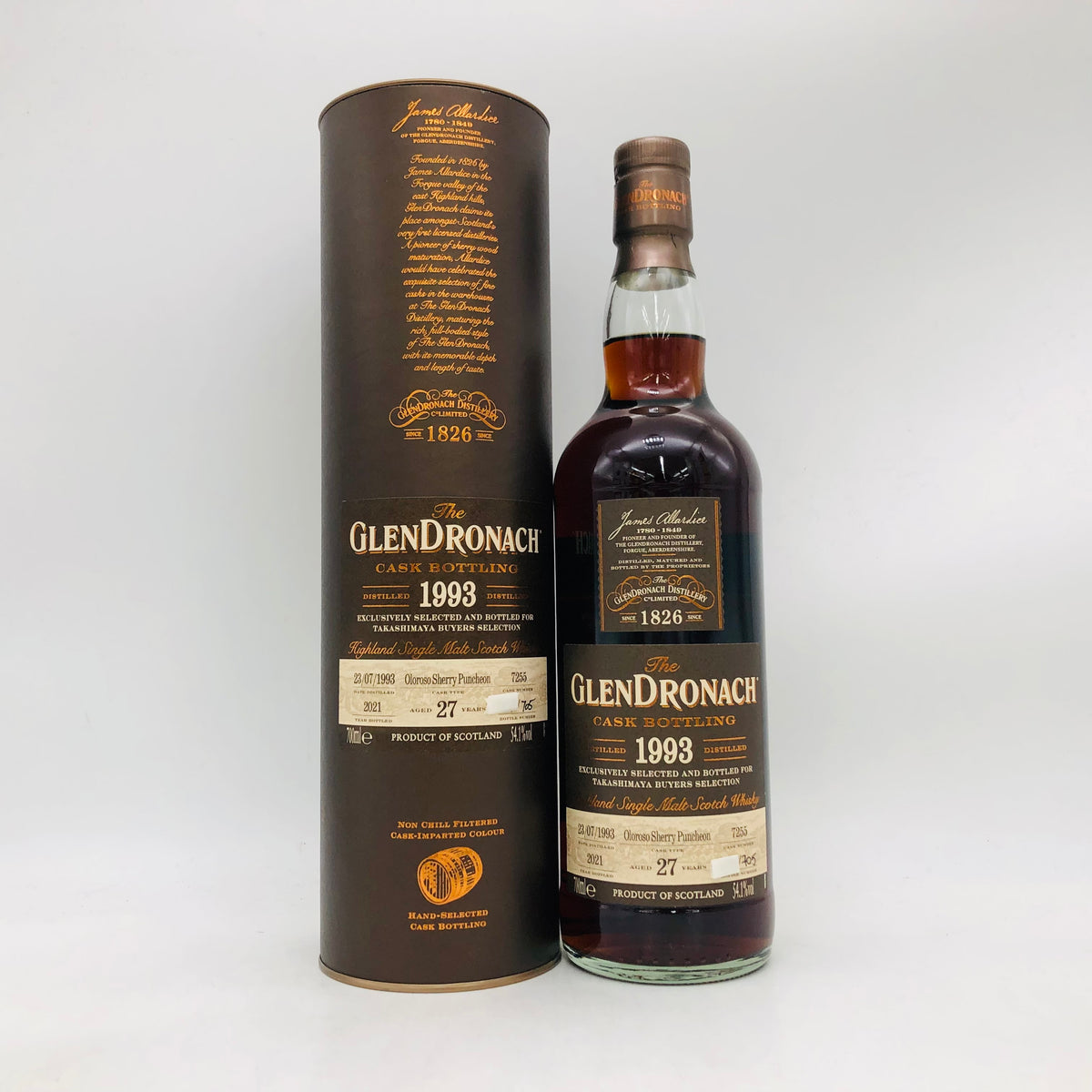 GLEN DRONACH グレンド ロナック 27年 1993 オロロソシェリー 