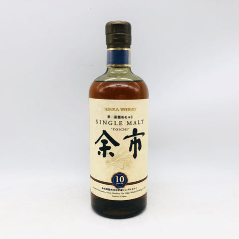 NIKKA 単一蒸溜所モルト余市10年旧 シングルモルト 700ml 45%