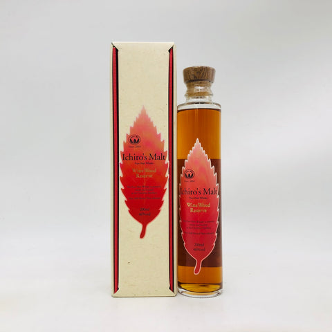 イチローズモルトワインウッド 200ml。赤ワイン樽が授ける芳醇な余韻。 