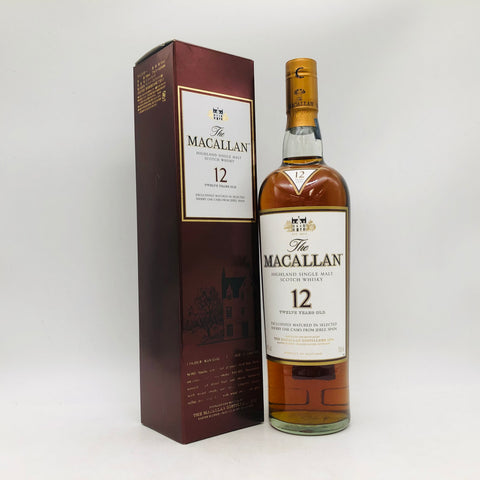 MACALLAN マッカラン12年 シェリーオーク 旧ボトル 700ml 40% 箱あり MACALLAN マッカラン12年 シェリーオーク 旧ボトル 700ml 40% 箱あり
