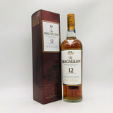 MACALLAN マッカラン12年 シェリーオーク 旧ボトル 700ml 40% 箱あり