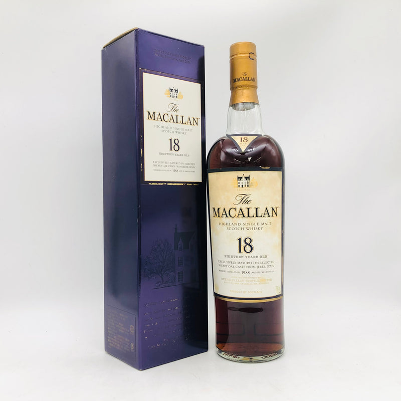 MACALLAN マッカラン18年 シェリーオークカスク 1988 700ml 43% 箱あり