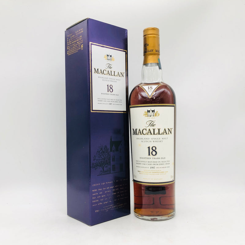 MACALLAN マッカラン18年 シェリーオークカスク 1997 700ml 43% 箱あり
