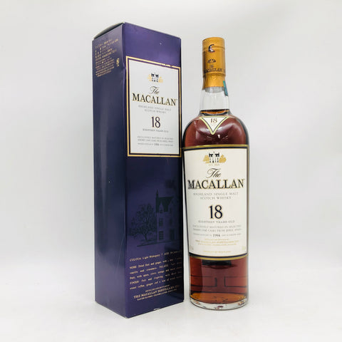 MACALLAN マッカラン18年 シェリーオークカスク 1994 700ml 43% 箱あり MACALLAN マッカラン18年 シェリーオークカスク 1994 700ml 43% 箱あり