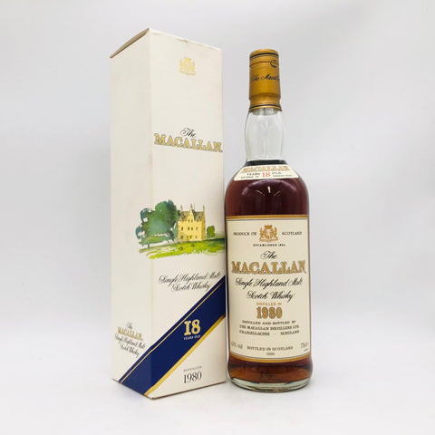 MACALLAN マッカラン 18年 シェリーオークカスク 1980 750ml 43% 箱あり