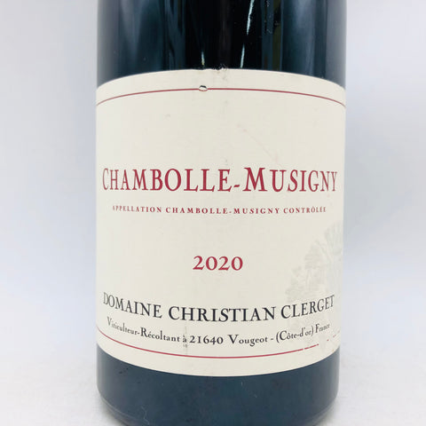 ドメーヌクリスチャンクラージュシャンボールミュジニー 2020 750ml。可憐さと気品が溶け合う、シャンボールの真髄