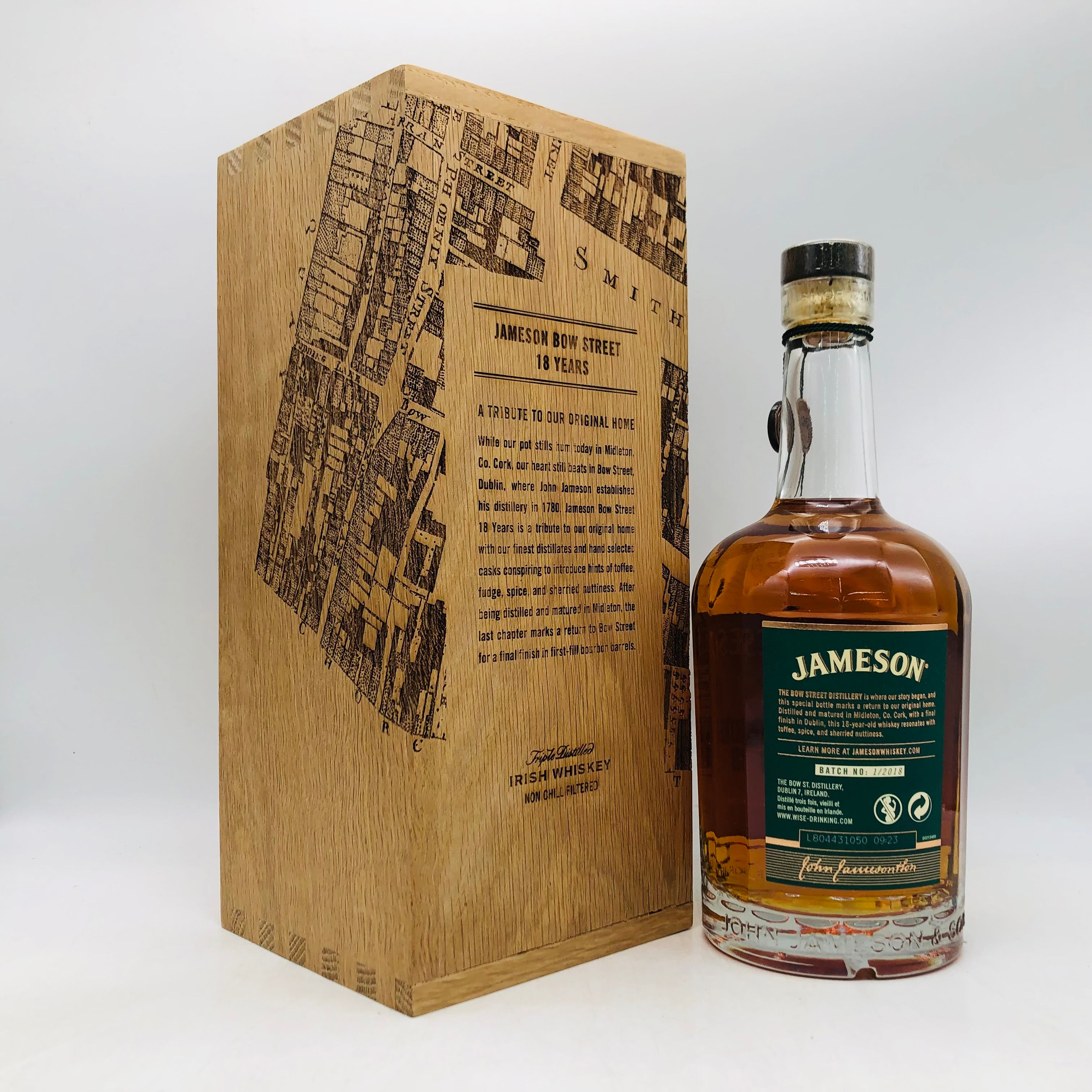 JAMESON ジェムソン ボウストリート 18年 700ml – 高級酒・希少酒の