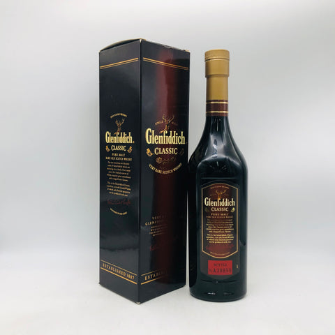 グレンフィディッククラシック 700ml。クラシックな味わい、フルーティーなスペイサイドの逸品。　