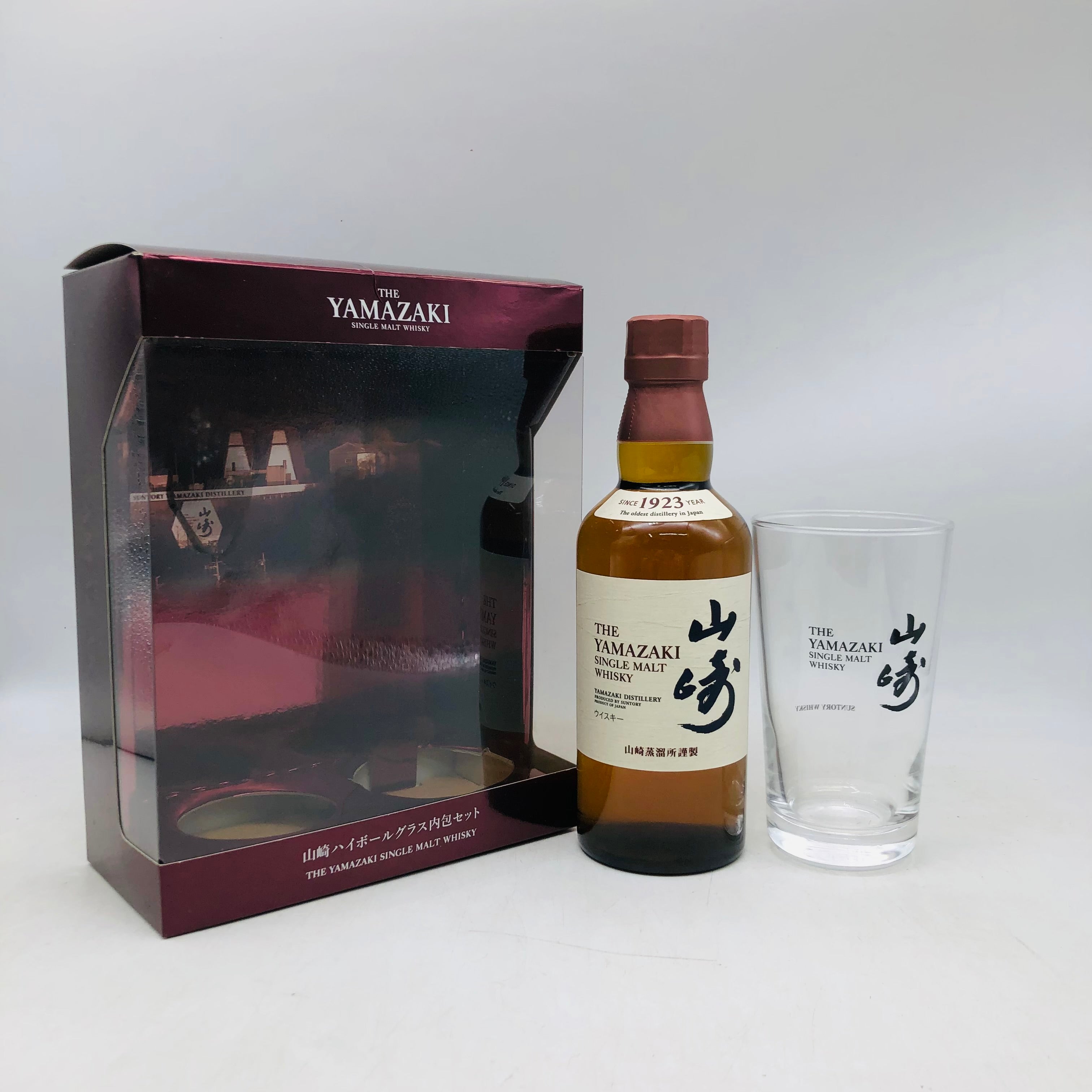 SUNTORY サントリー 山崎NV シングルモルト グラスセット ベビーボトル