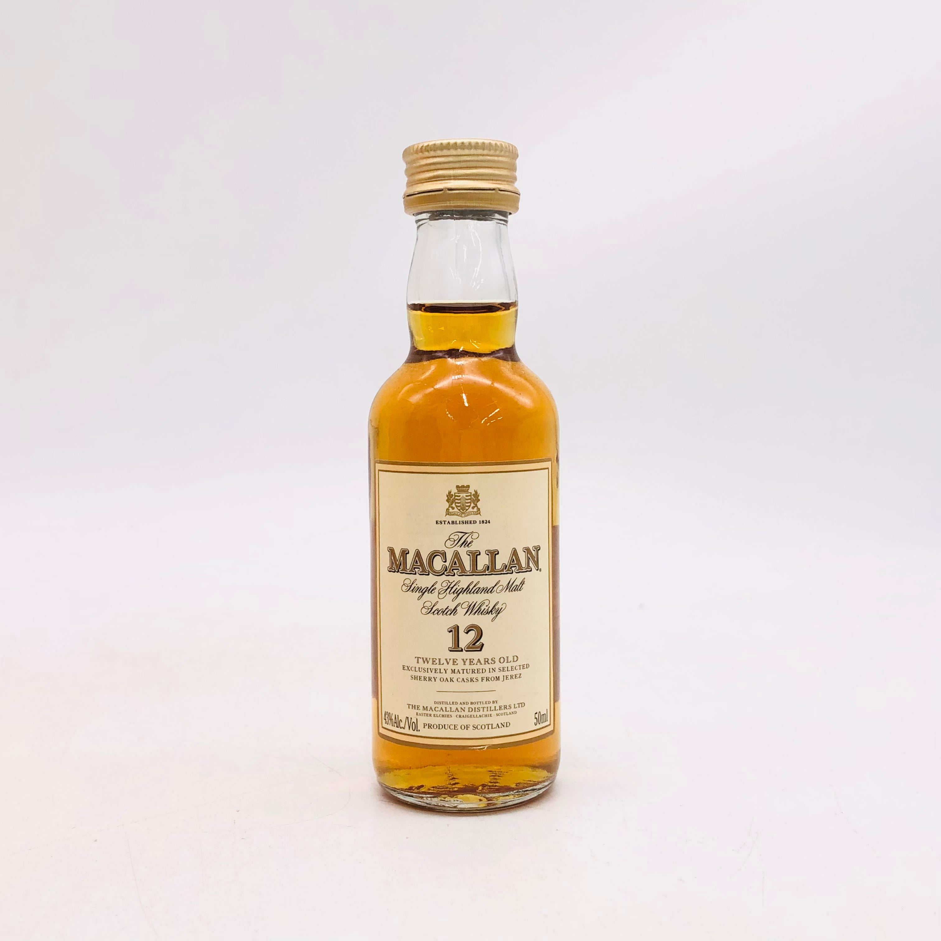MACALLAN マッカラン 12年 シェリーカスク 旧ボトル 1990年代 MACALLAN マッカラン 12年 シェリーカスク 旧ボトル 1990年代