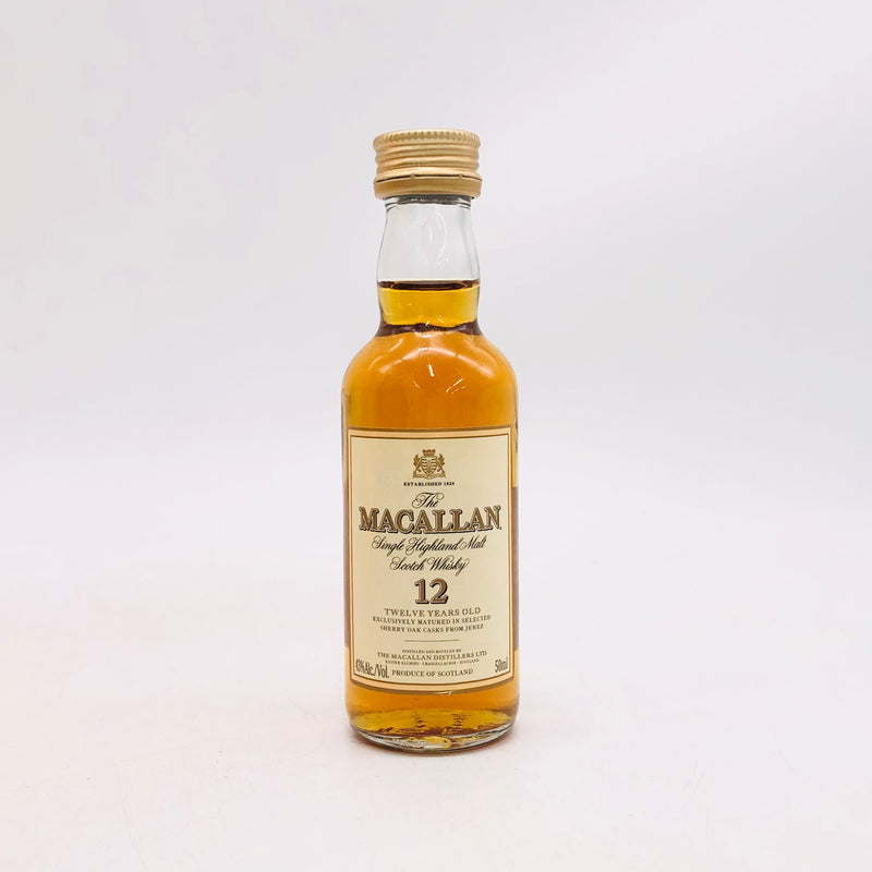 MACALLAN マッカラン 12年 シェリーカスク 旧ボトル 1990年代