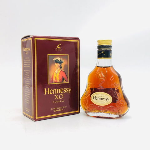 Hennessy ヘネシー XO ブランデー 金キャップ クリア ミニチュア 50ml