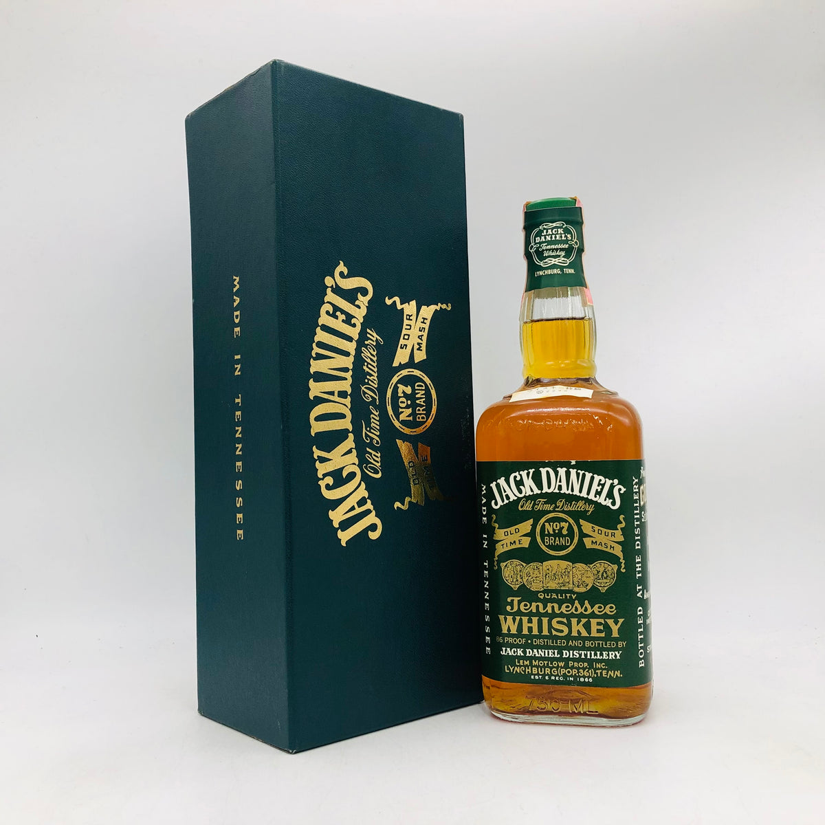 ジャックダニエル グリーンラベル ウイスキー特級 750ml 43% 箱あり 