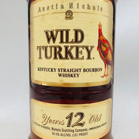 ワイルドターキー 12年 旧ボトル 750ml。失われた名作、12年熟成の真価。