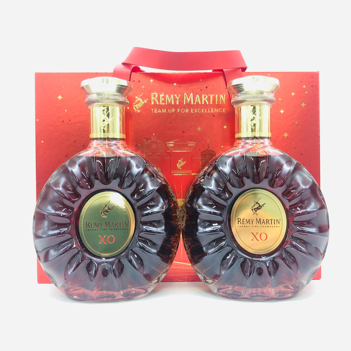 REMY MARTIN レミーマルタンXO現行クリアボトル2本セット ブランデー 