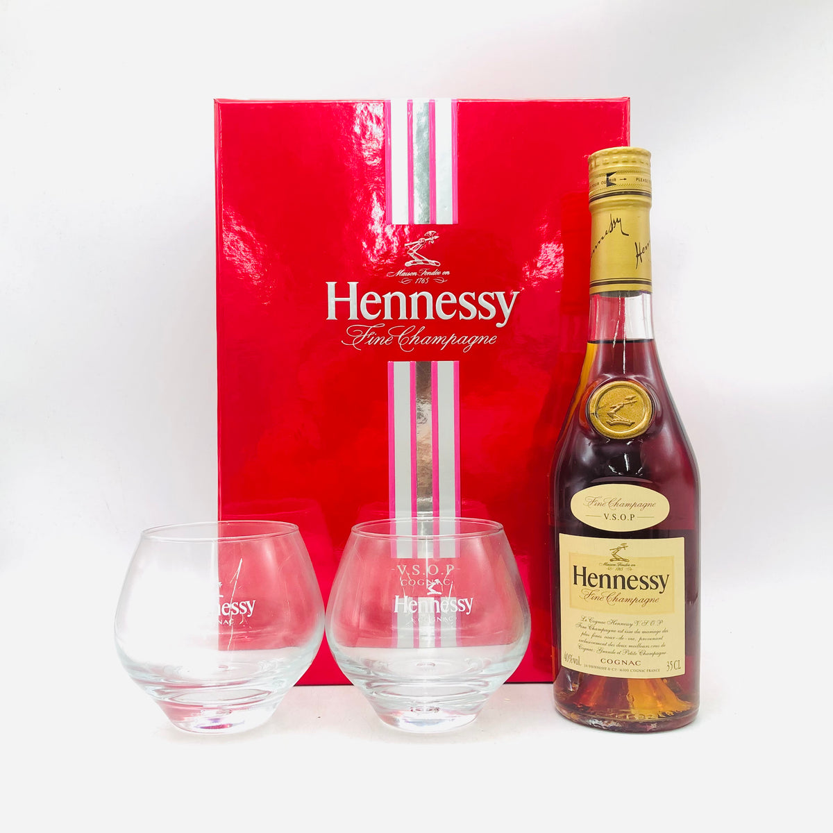 Hennessy ヘネシー VSOPスリム クリア ハーフ ボトル 350ml – 高級酒