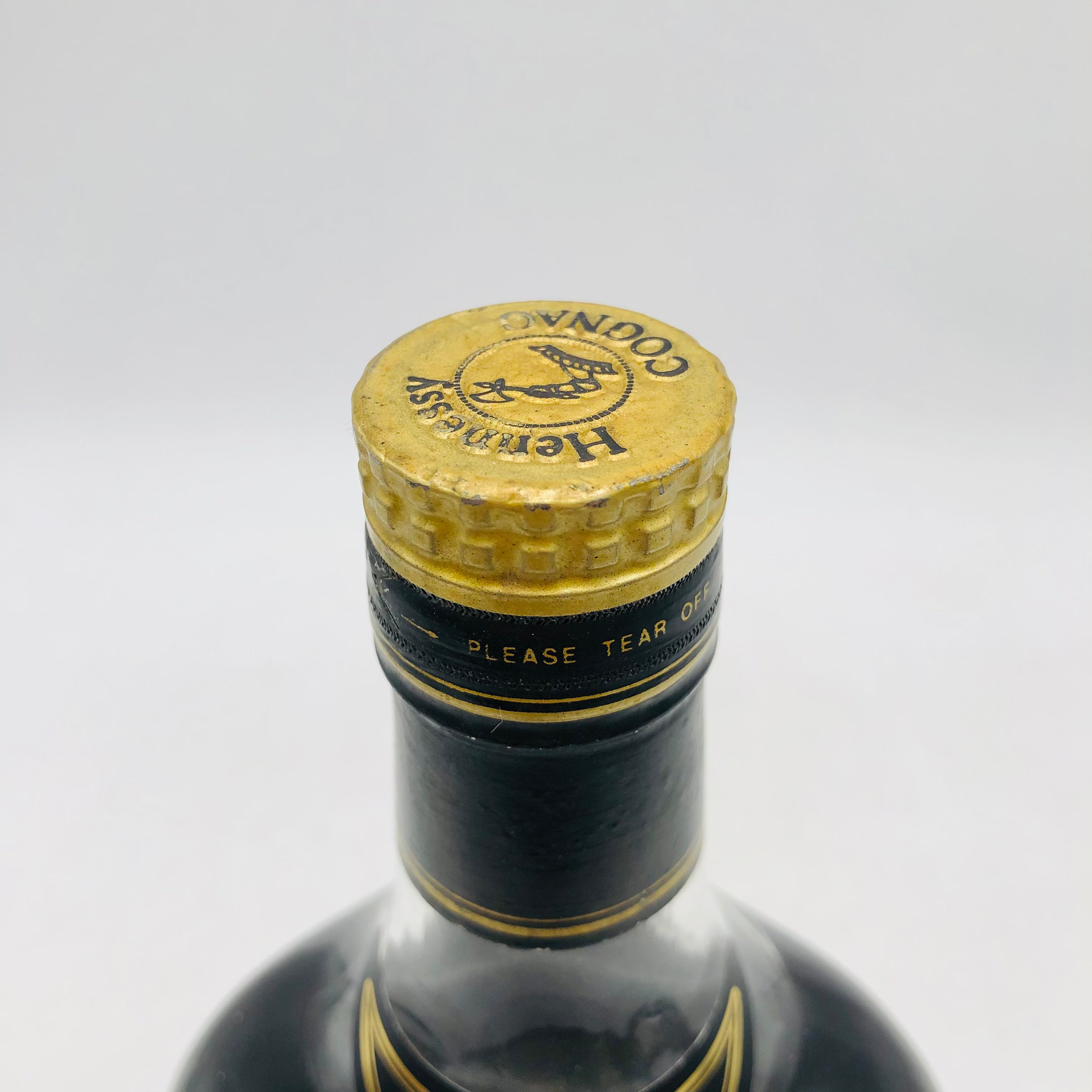 金キャップ 未開栓 Hennessy XO グリーンボトル ヘネシー 古酒 公式