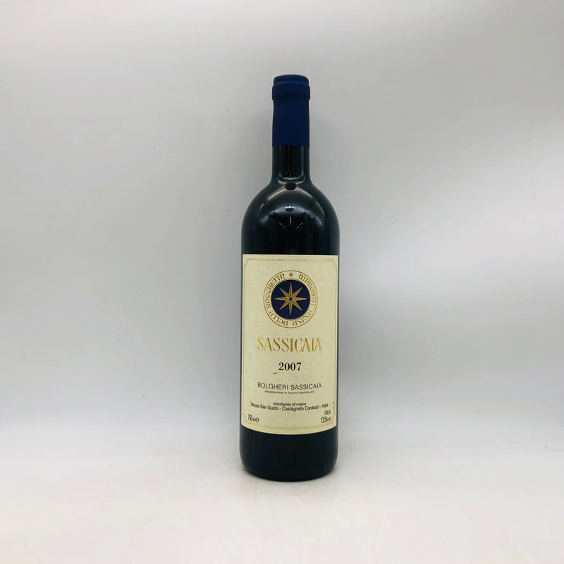 サッシカイア 2007 750ml ボトル正面画像
