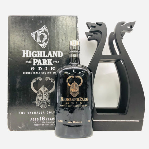 ハイランドパーク16年オーディン ヴァルハラ・コレクション 700ml。北欧の神が宿る、炎と蜂蜜の一滴　