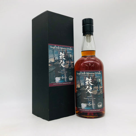 イチローズモルト 秩父 6年 バーガンディ ワインカスク 2016 700ml、赤い果実香と樽由来の複雑さが魅力の日本産シングルモルトウイスキー。