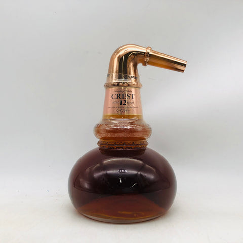 サントリー クレスト 12年 ポットスティルボトル 600ml 。蒸溜の原点を映した、サントリー熟成美の象徴。