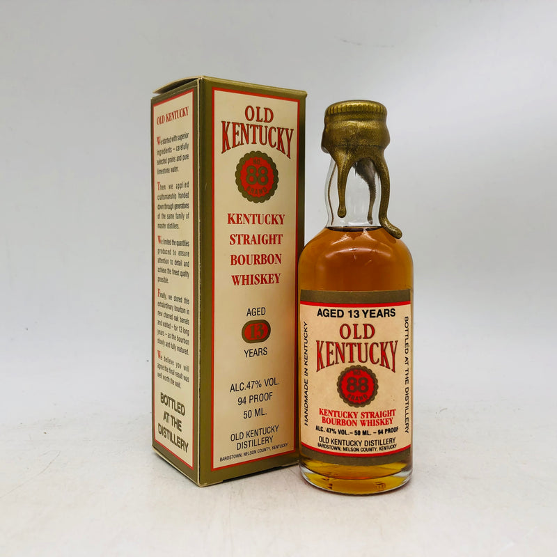 オールド ケンタッキー 13年 ミニチュアボトル 50ml。13年熟成を、掌サイズで味わうクラシックバーボン。