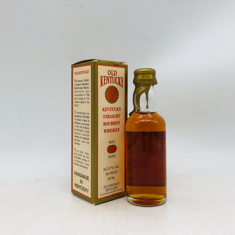 オールド ケンタッキー 13年 ミニチュアボトル 50ml。13年熟成を、掌サイズで味わうクラシックバーボン。