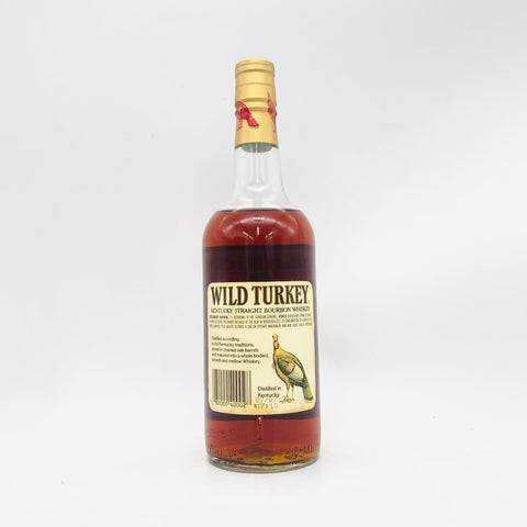 Wild Turkey ワイルドターキー 8年 バーボンウイスキー 1990年代旧ボトル 750ml 50.5% 側面ラベル
