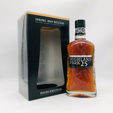 HIGHLAND PARK HIGHLAND PARK ハイランドパーク 25年 スプリング 2019 リリース 700ml 46% 箱あり