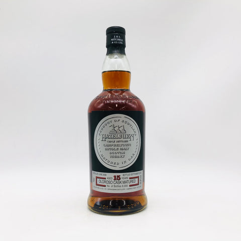 HAZEL BURN ヘーゼル バーン 15年 オロロリカスクマチェアード 2008-2023 700ml 55.8% 箱なし