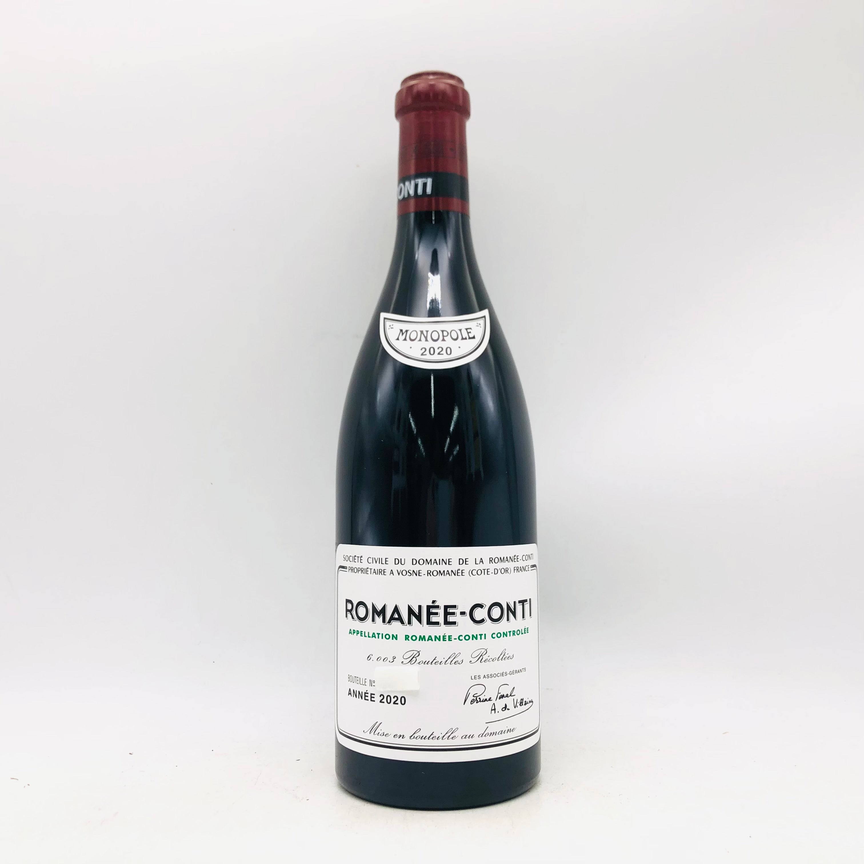 DRC ドメーヌ・ド・ラ・ロマネコンティ ロマネコンティ 2020 750ml