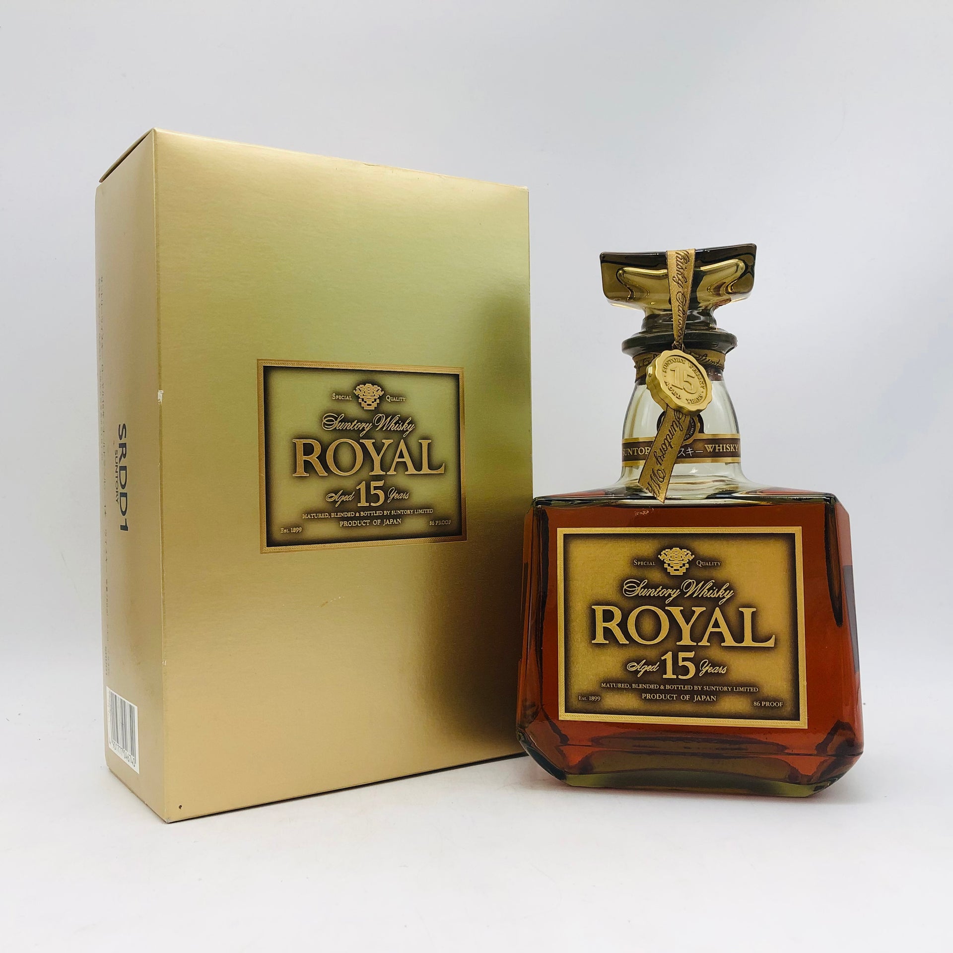 SUNTORY サントリー ローヤル 15年 ゴールドラベル 750ml 43% – お酒の