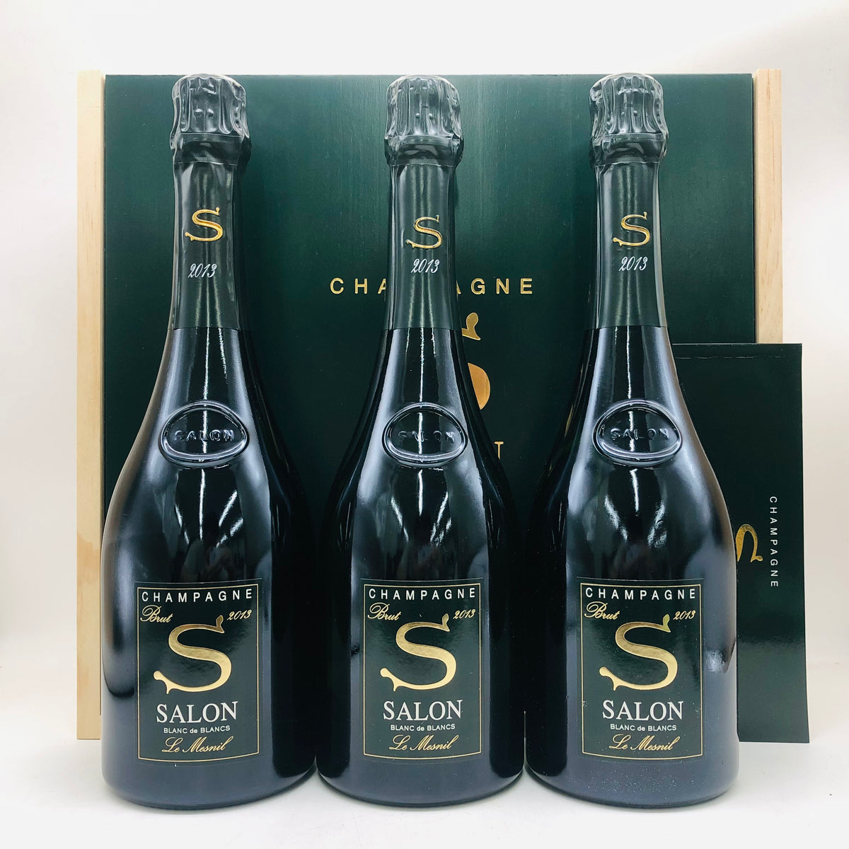 SALON サロン 2013 750ml 3本セット オリジナル木箱入り – 高級酒