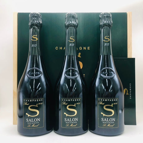 SALON サロン 2013 750ml 3本セット オリジナル木箱入り – 高級酒 SALON サロン 2013 750ml 3本セット オリジナル木箱入り – 高級酒