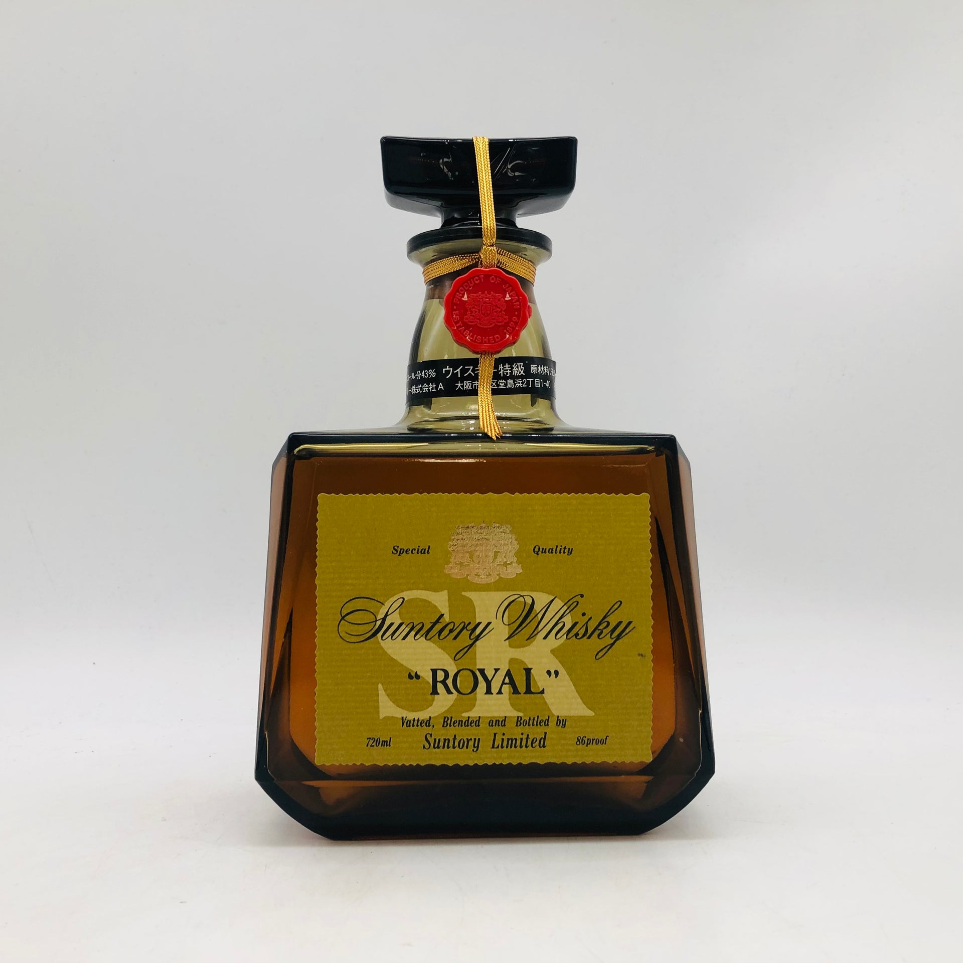 SUNTORY サントリー ローヤル SR ゴールドラベル 向獅子マーク 720ml